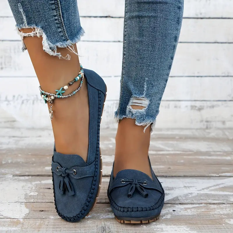 Madilyn™ | Casual Tassel Moccasins