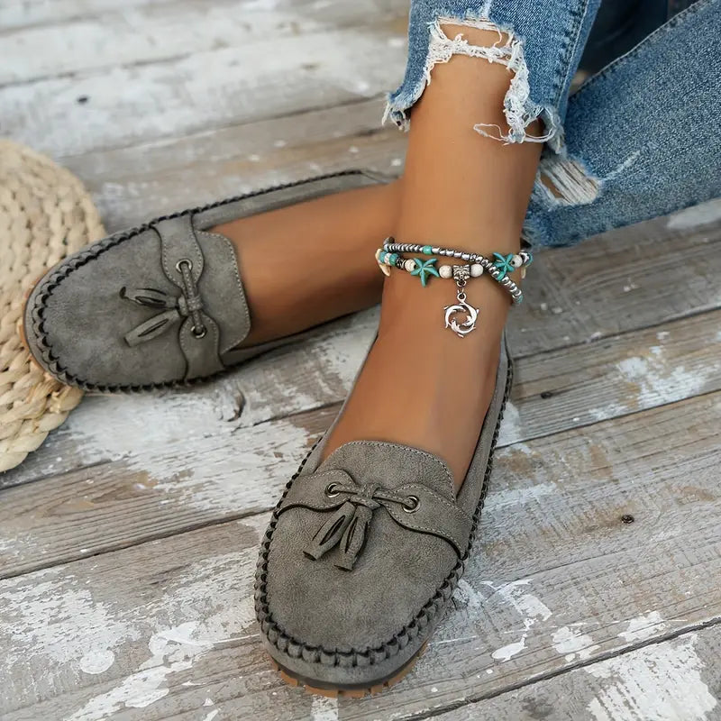 Madilyn™ | Casual Tassel Moccasins
