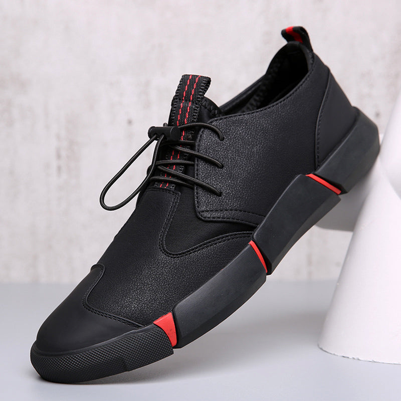 Felix Grant Black Leather Sneakers
