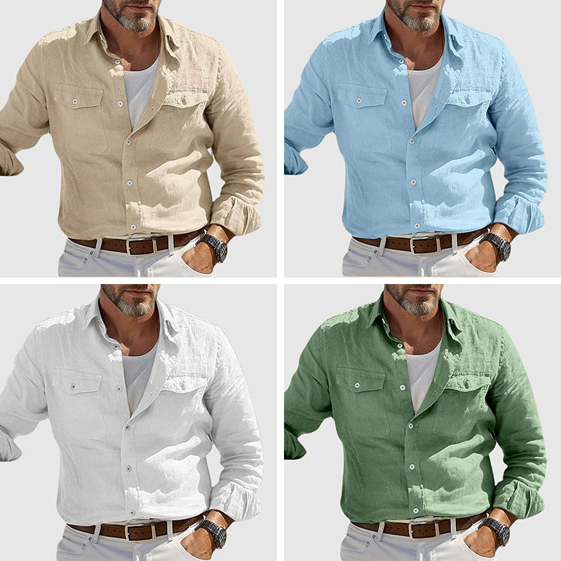 Felix Grant Vintage Linen Shirt