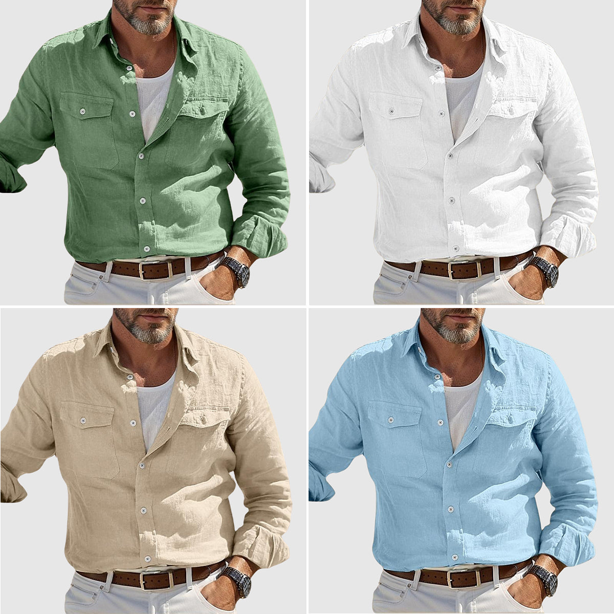 Lorenzo Vitali Coastal Linen Shirt