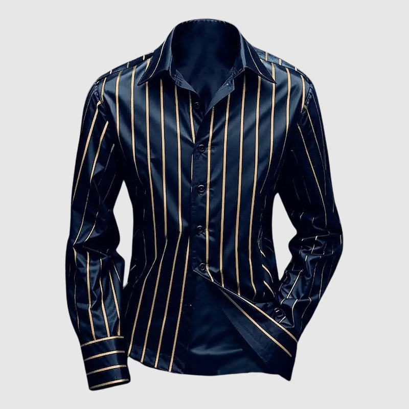 Lorenzo Vitali Luxe Striped Shirt