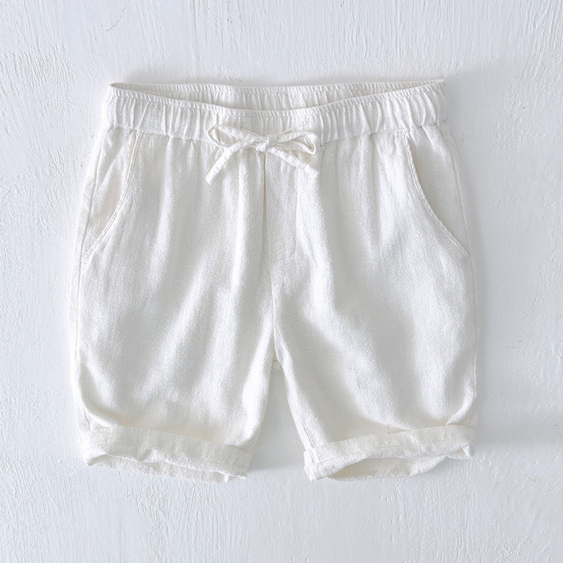 Lorenzo Vitali Ocean Breeze Linen Shorts