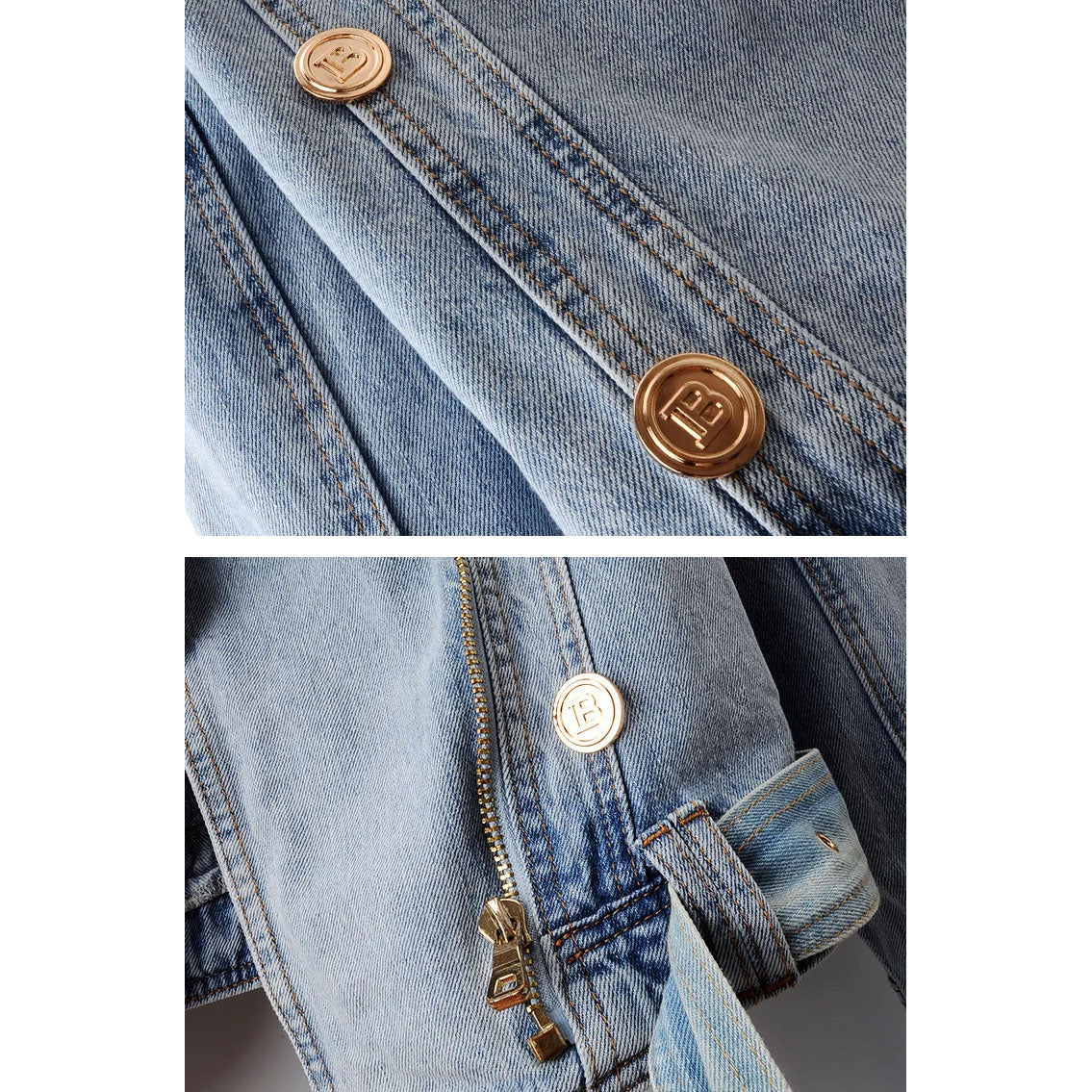 Sofia Amoretti Cropped Denim Jacket