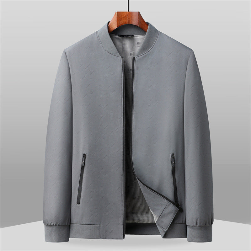 Steel Aura Bomber Jacket by Alessandro Veneti