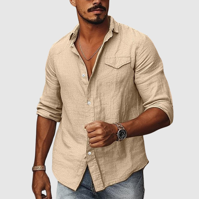 Theodore Willow Riviera Linen Shirt