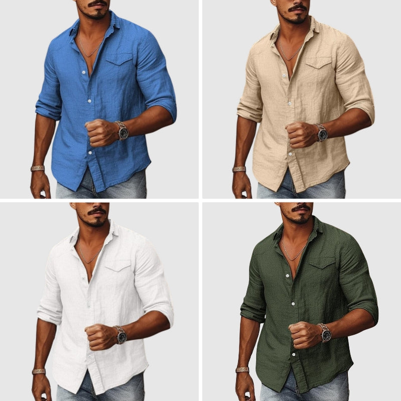 Theodore Willow Riviera Linen Shirt