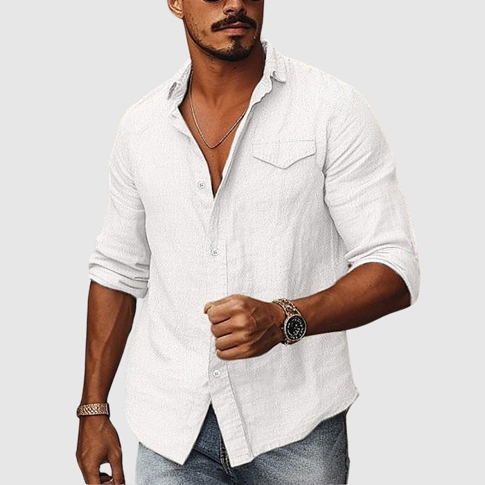 Theodore Willow Riviera Linen Shirt