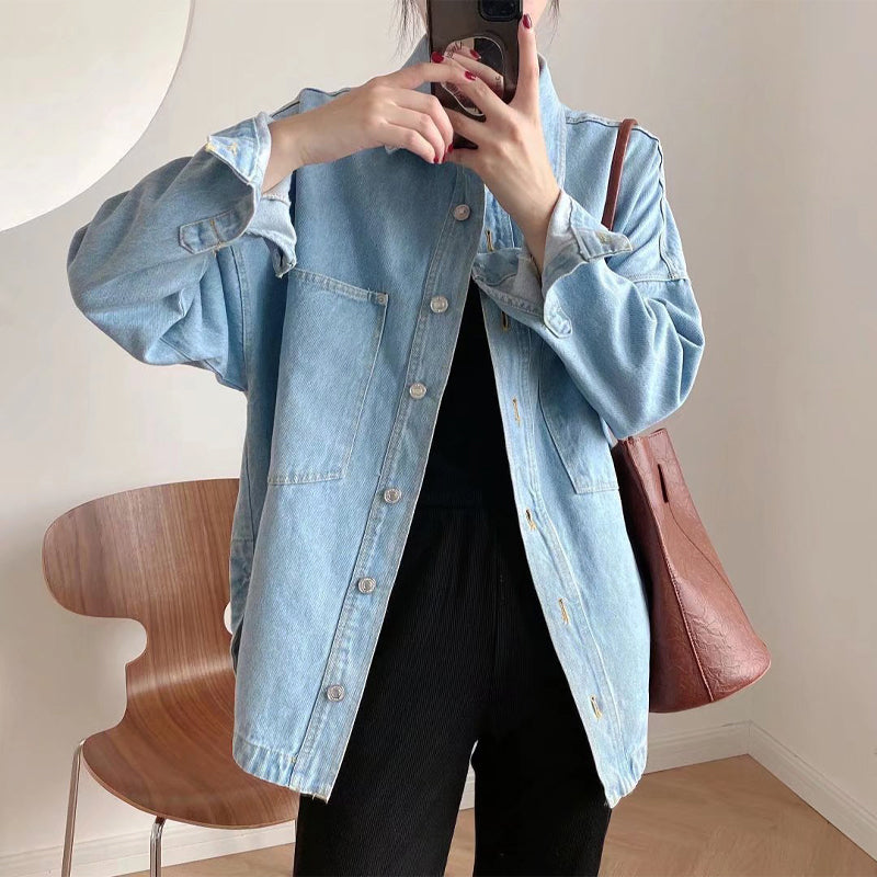 Valentina Rossi Washed Denim Jacket