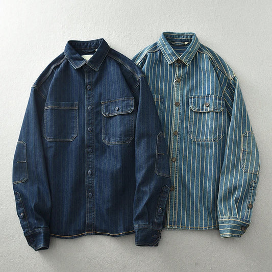 Vintage Denim Shirt by Roberto Russo