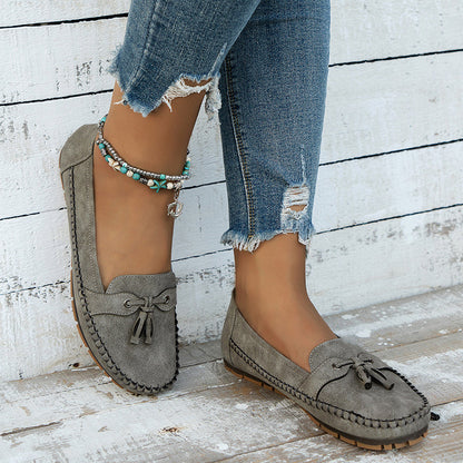 Madilyn™ | Casual Tassel Moccasins