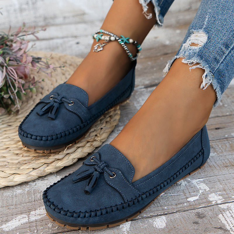 Madilyn™ | Casual Tassel Moccasins