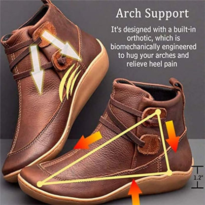 Tiana™ | Soft Ortho Vegan Leather Boots