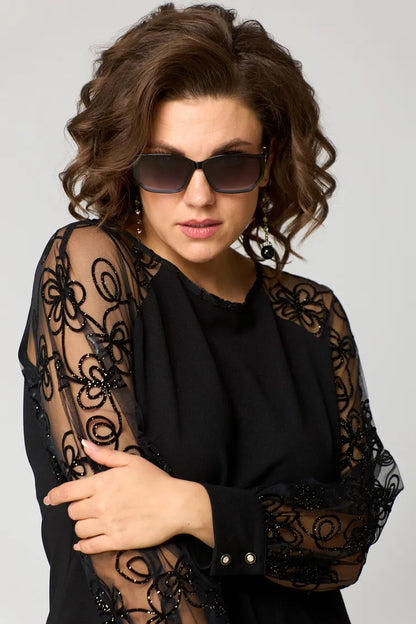 Destiny - Trendy Lace-Sleeve Dress