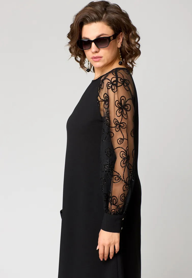 Destiny - Trendy Lace-Sleeve Dress