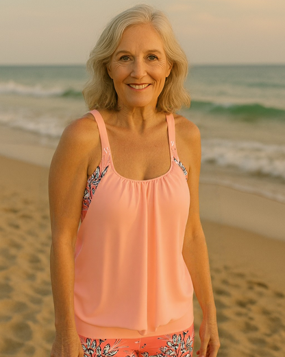 Sheila - Floral Print Classic Tankini