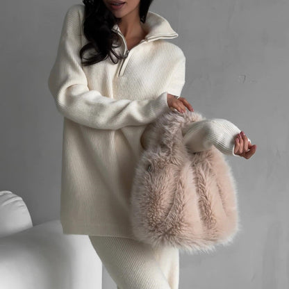 Elise Leroy Elegant Knitted Set