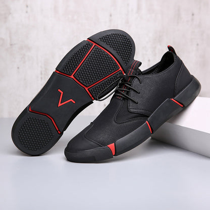 Felix Grant Black Leather Sneakers