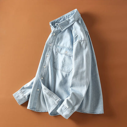 François Blanchet Retro Denim Shirt
