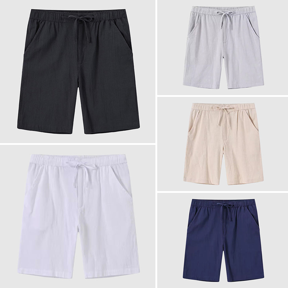 Lorenzo Vitali Cabana Linen Shorts