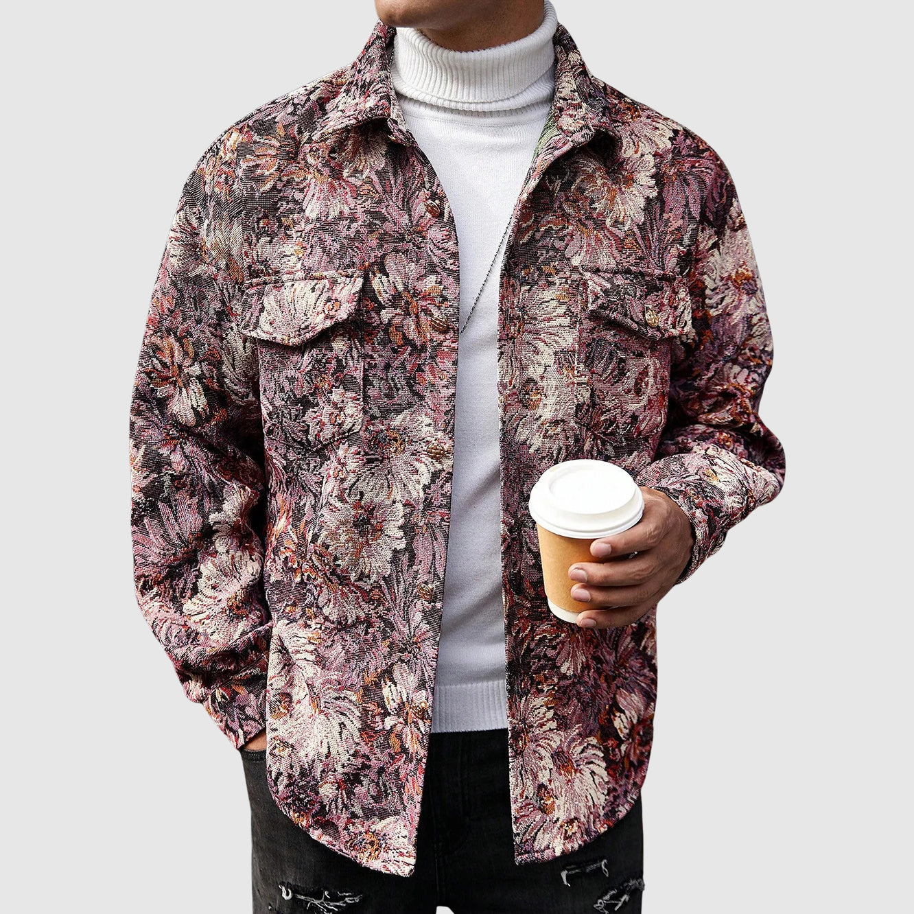 Lorenzo Vitali Casual Bloom Jacket