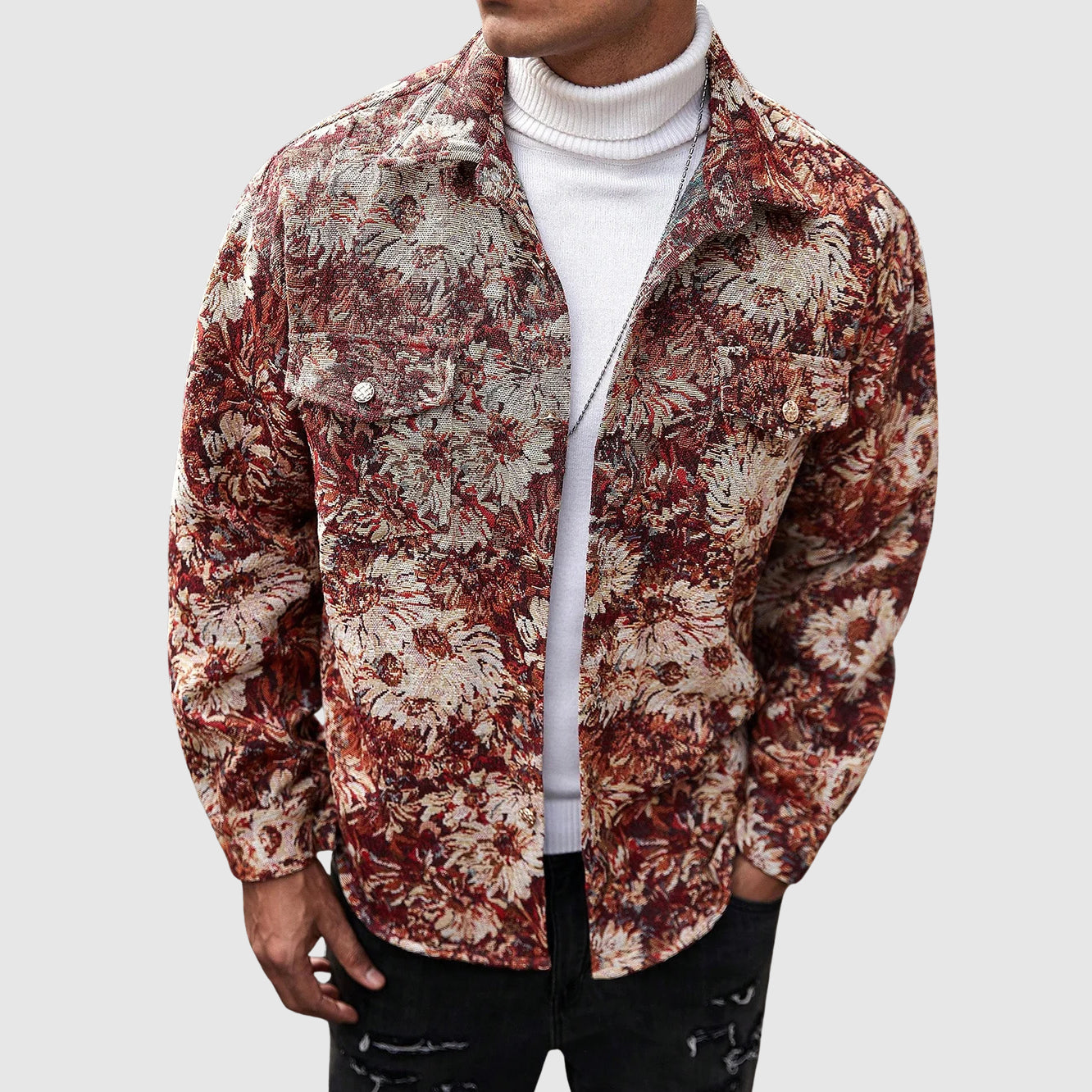 Lorenzo Vitali Casual Bloom Jacket