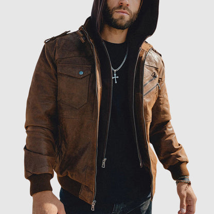 Lorenzo Vitali Ironwood Leather Jacket