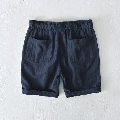 Lorenzo Vitali Ocean Breeze Linen Shorts