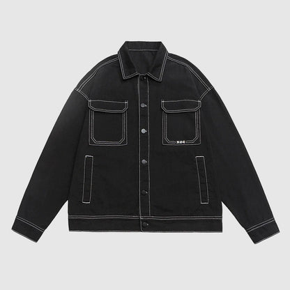 Lorenzo Vitali Retro Baggy Denim Jacket