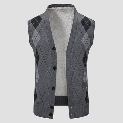 Roberto Russo Diamond Knitted Vest
