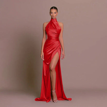 Livia | Sleek Slit Gown