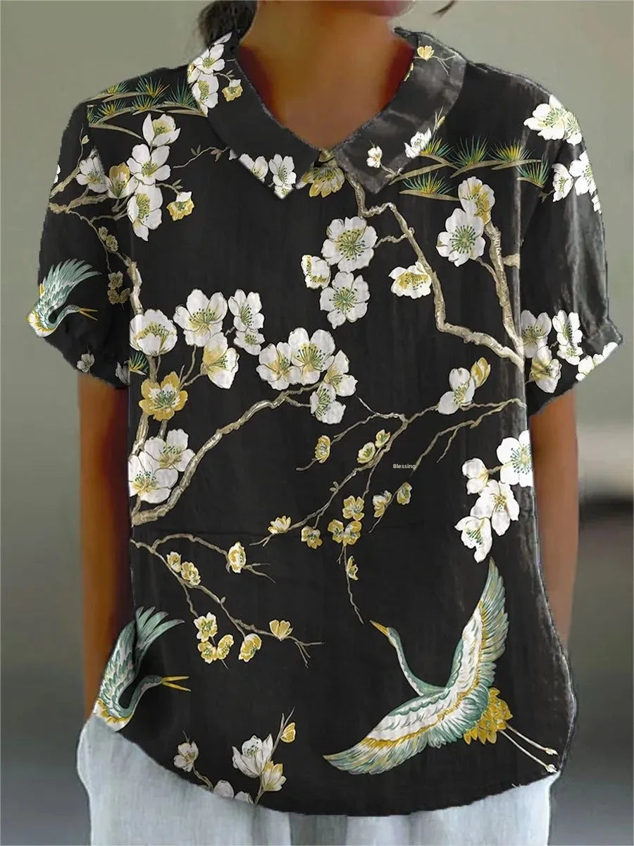 Weekend Poised Blouse - Loose Fit