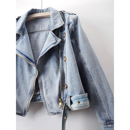Sofia Amoretti Cropped Denim Jacket