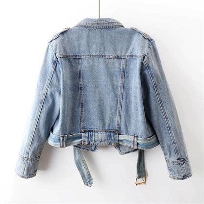 Sofia Amoretti Cropped Denim Jacket