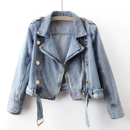 Sofia Amoretti Cropped Denim Jacket