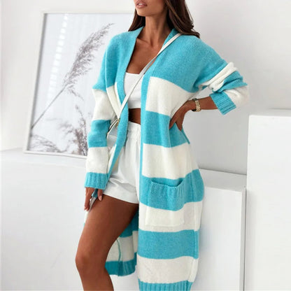 Sofia Amoretti Relaxed Striped Cardigan