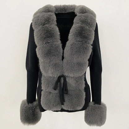 Sofia Amoretti Avalanche Fur Cardigan