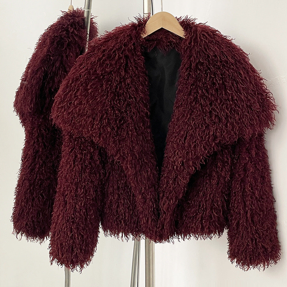 Sofia Amoretti Cozy Curl Faux Fur Coat
