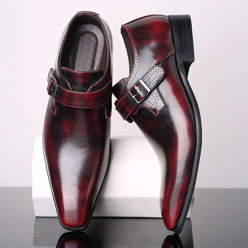 Theodore Willow Lacquered Monk Shoes