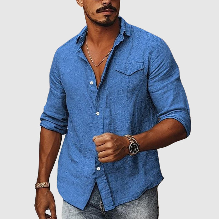 Theodore Willow Riviera Linen Shirt