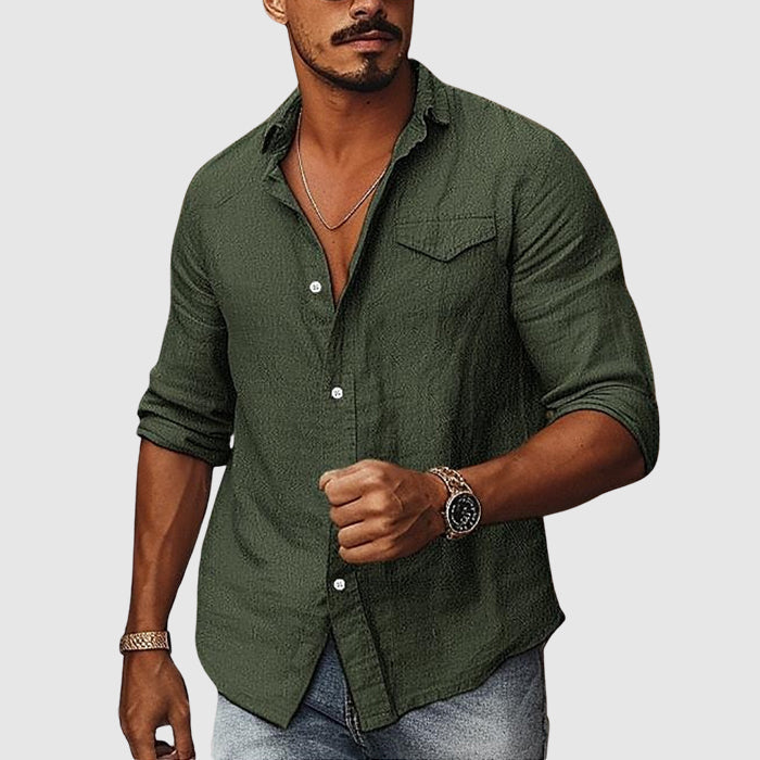 Theodore Willow Riviera Linen Shirt