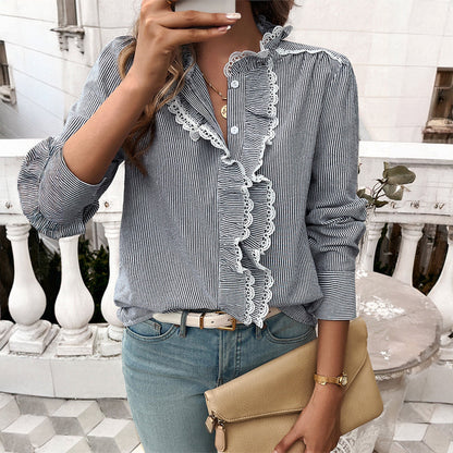 Valentina Rossi Amaro Lace Blouse