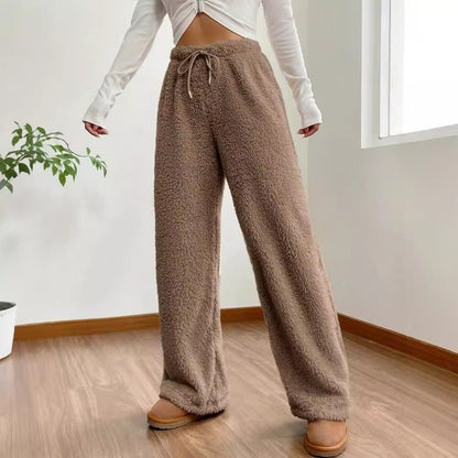 Valentina Rossi Fluffy Faux Fur Pants