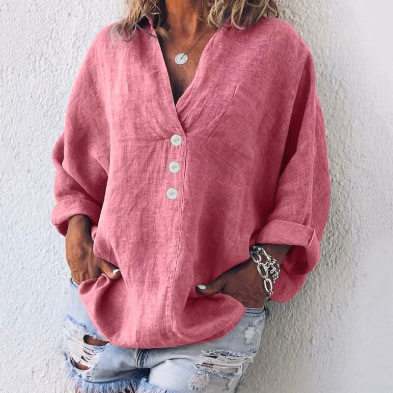 Valentina Rossi Tuscania Linen Blouse