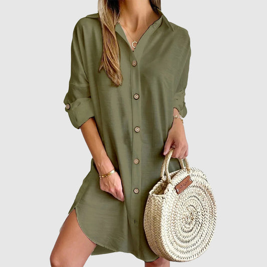Valentina Rossi Mini Shirt Dress