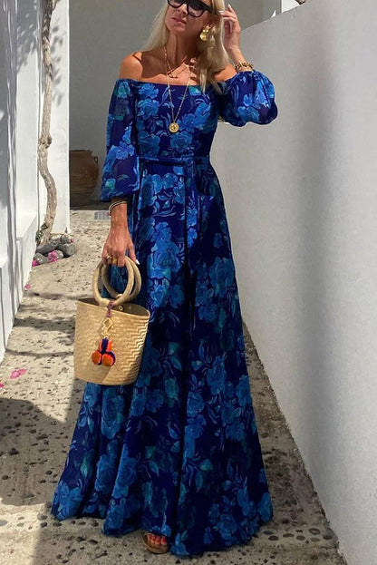 Penelope - Floral Off-Shoulder Maxi Dress