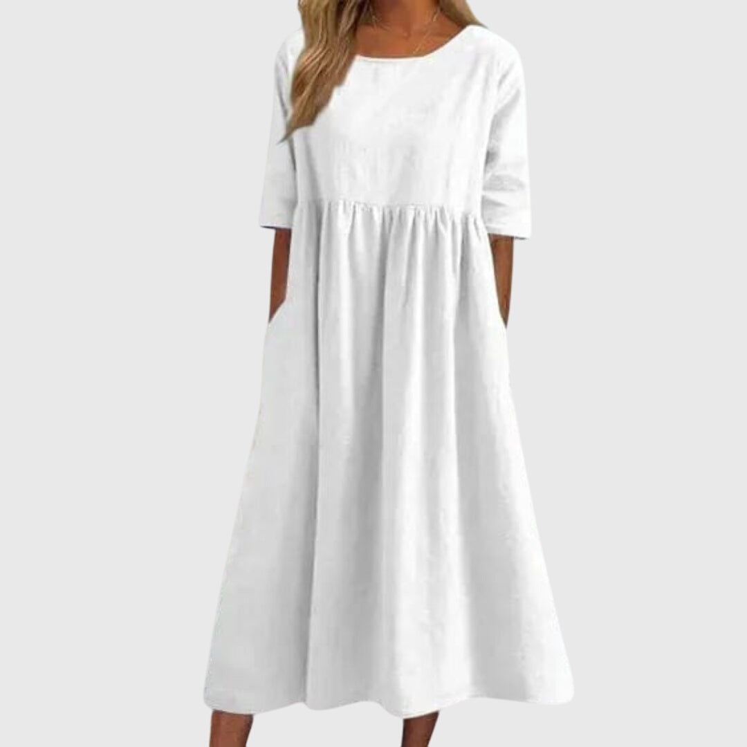 Haisley™ | Chic Short-Sleeve Dress